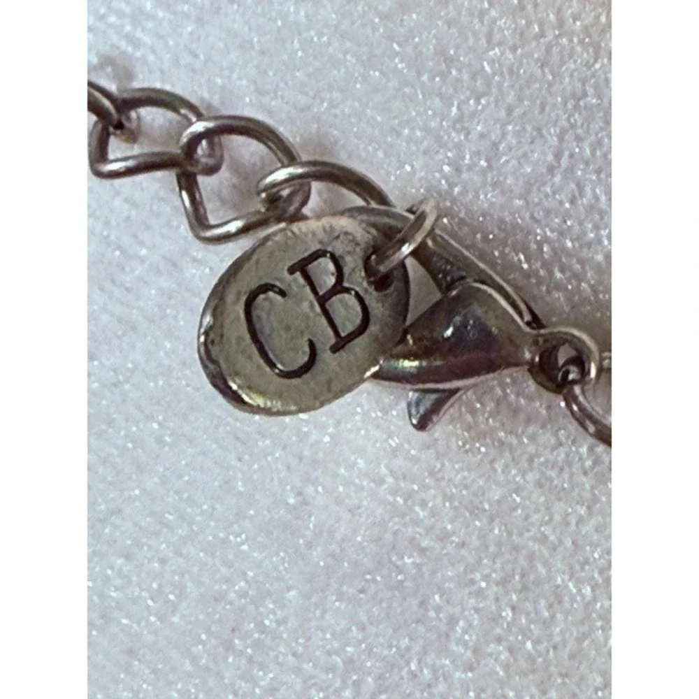 Coldwater‎ Creek CB Silver Tone Rhinestone Bib Statement Necklace Multi Strand